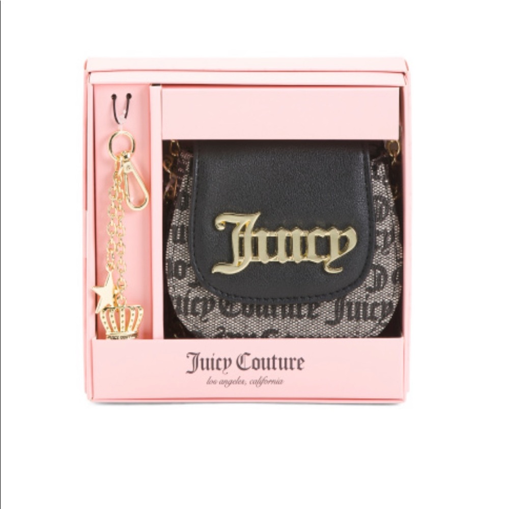Juicy Couture Micro Mini Bag and Keychain Set